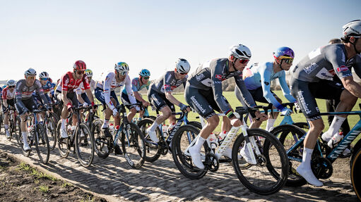 Road bikes of Canyon's professional teams