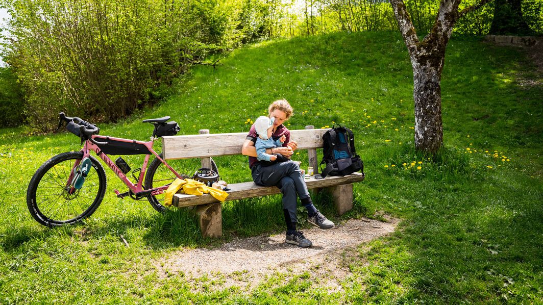 How to go bikepacking with a child 