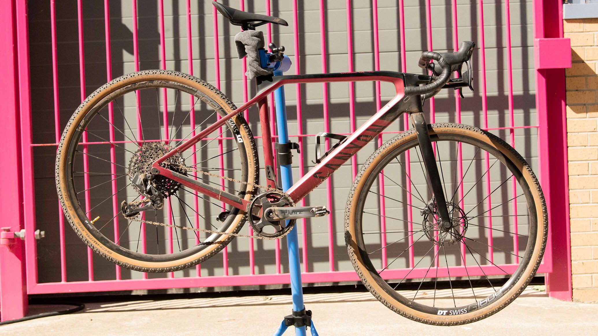 Step 1: gather your cleaning supplies and set up your bike