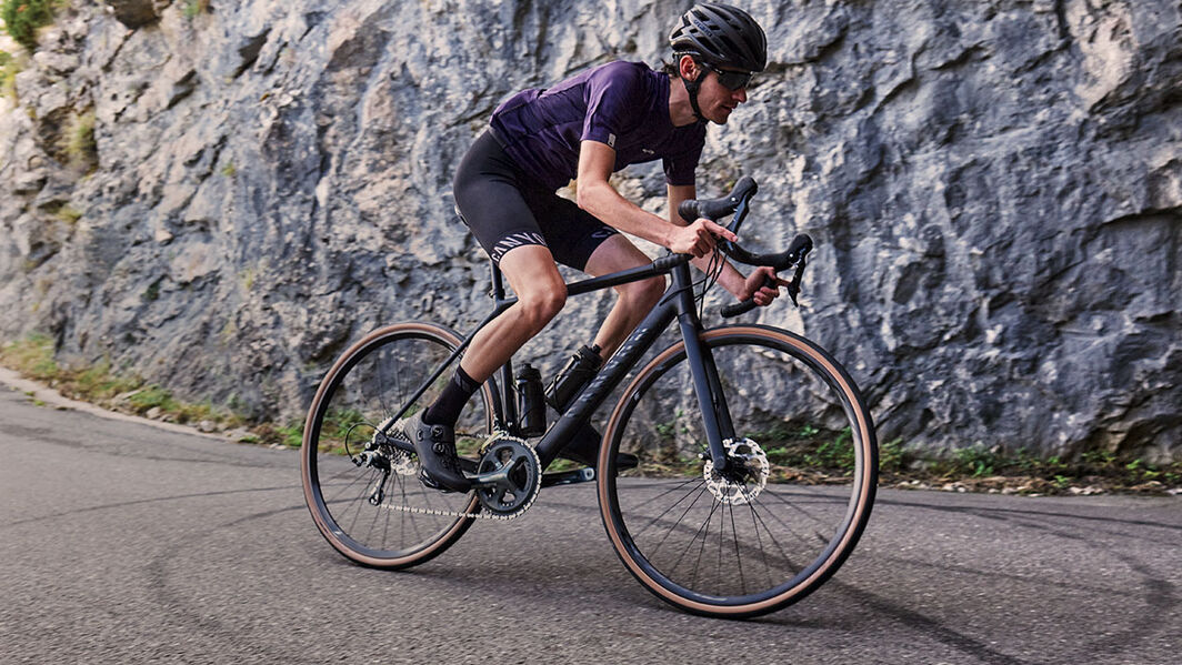 Endurance bikes, resembling road racing models, prioritize comfort and efficiency, featuring a relaxed riding position for longer rides.
