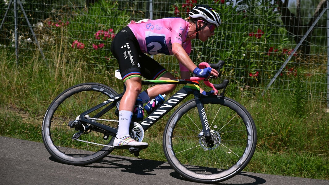 Annemiek leading the women&rsquo;s Olympic road race in Rio de Janeiro