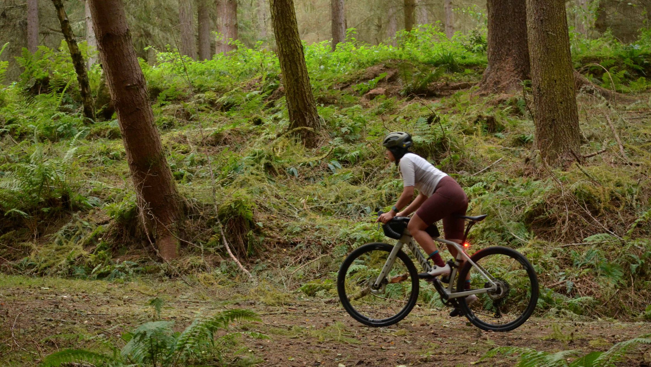 Keep your body central when power climbing- not too far forward and not too further back.