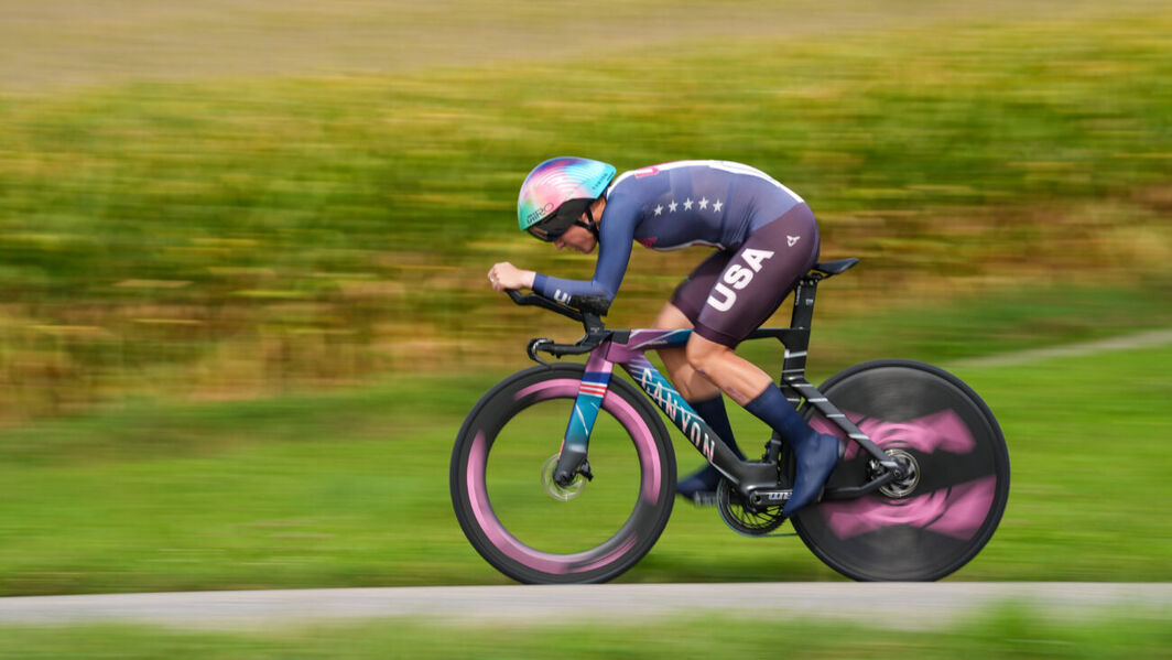 CANYON//SRAM's Chloe Dygert won silver in the WCC road Elite category