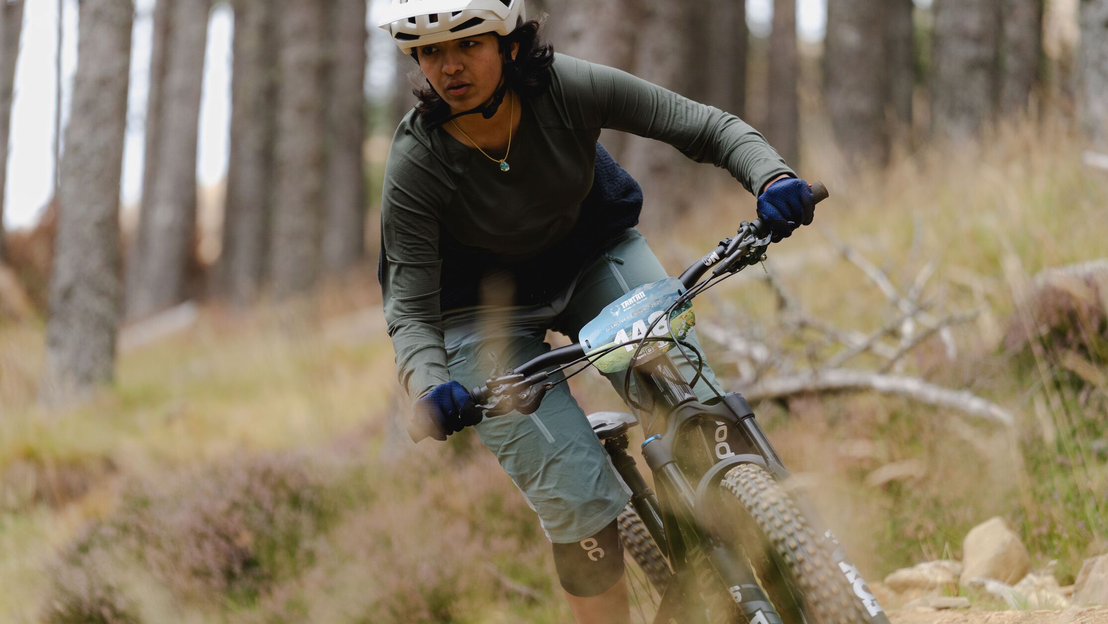 Your bike goes where your gaze goes. 