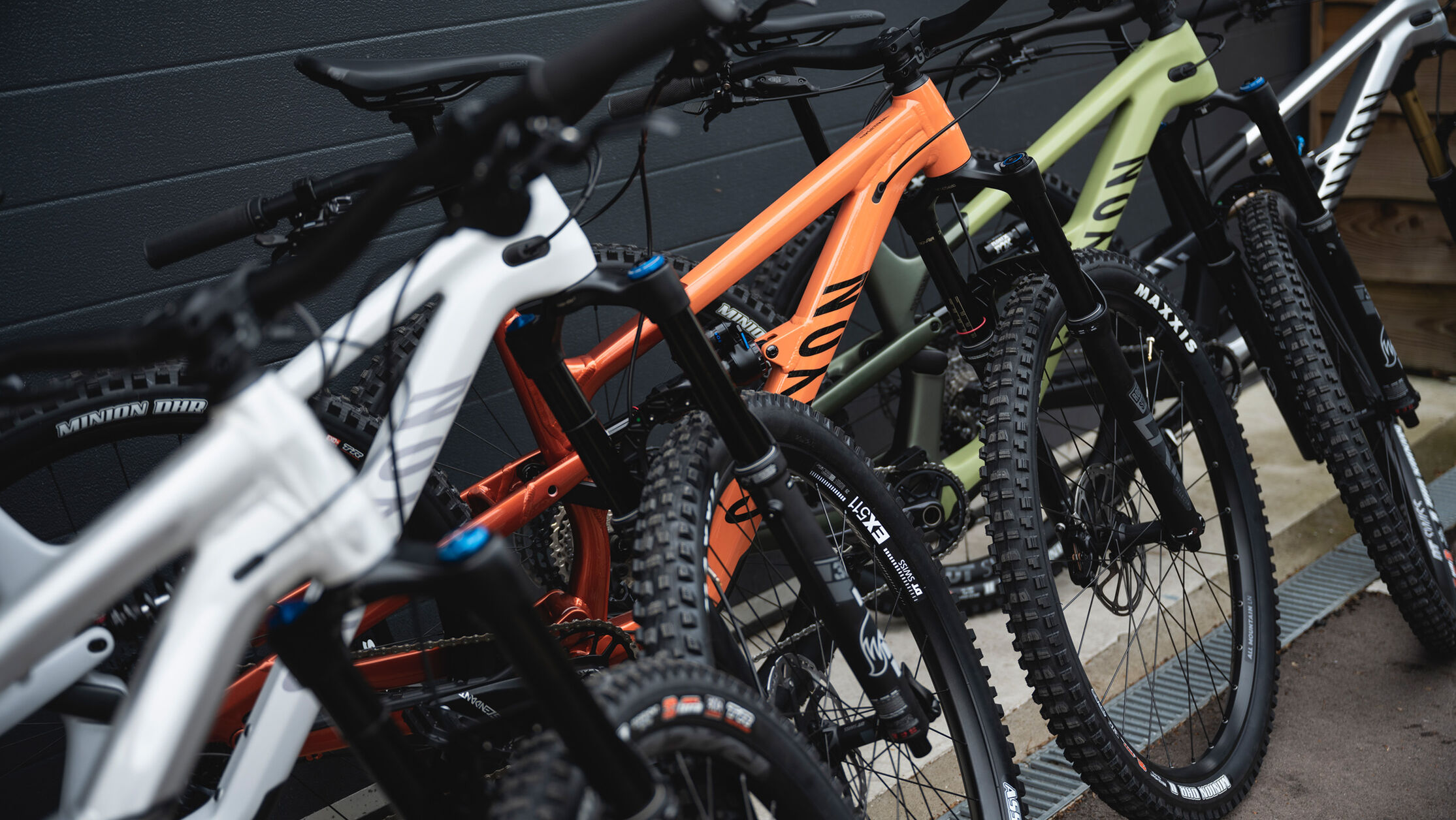 There is different types of mountainbikes - explained here