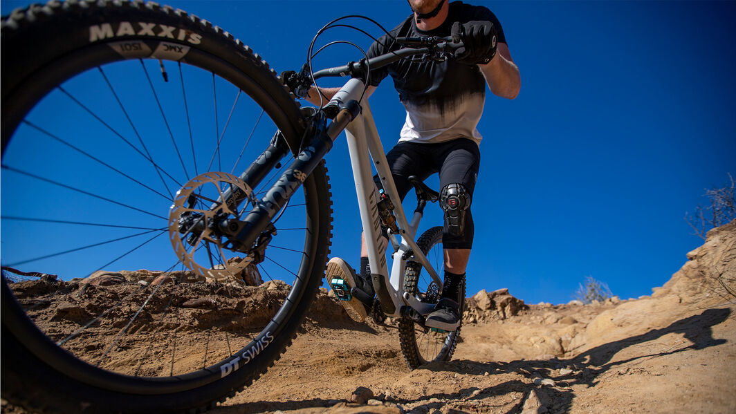 Running your bike on tubeless tyres gives you more range for your pressure setup