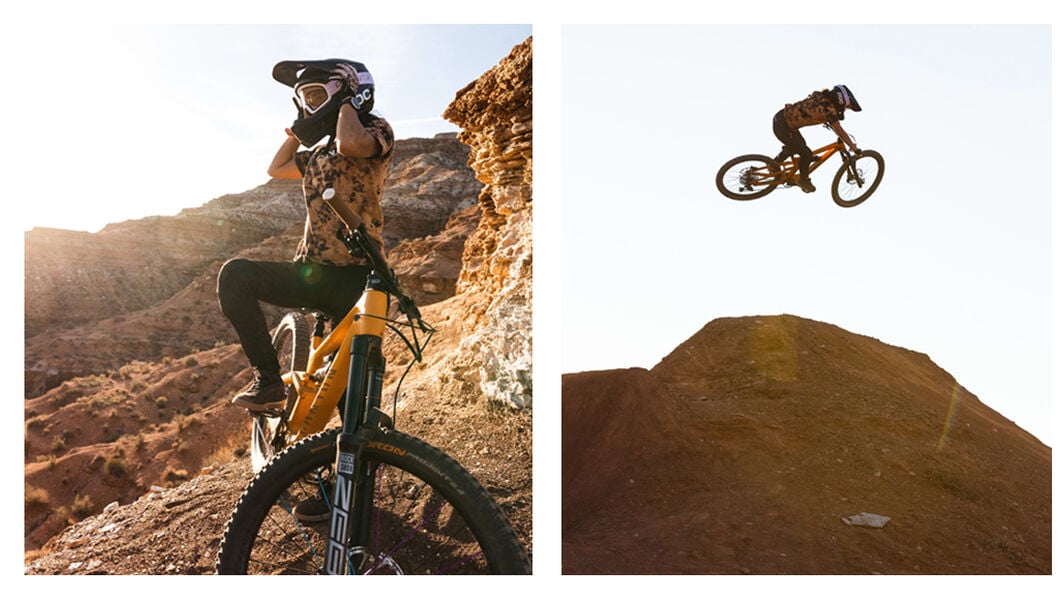 Sam Soriano - tackling some of sketchiest and most daring terrain 