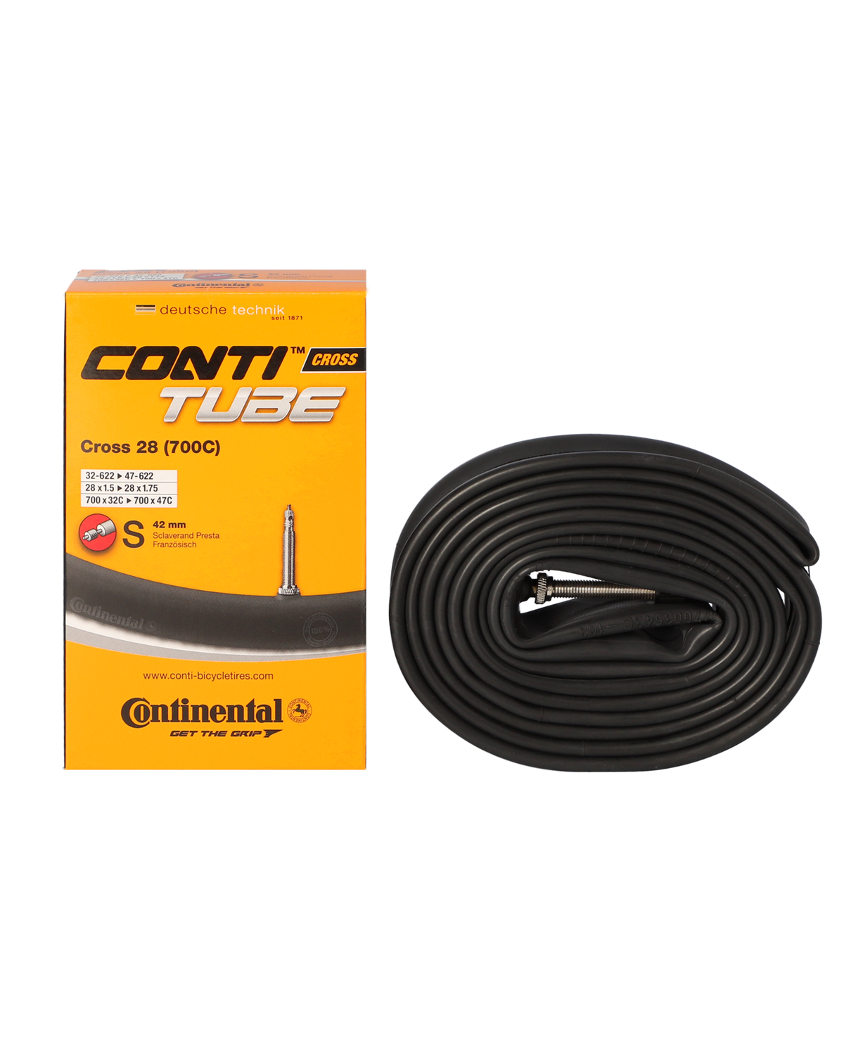 Conti 28  32  47 mm Tube for Gravel/Cyclocross 60mm Conti 28  32  47 mm Tube for Gravel/Cyclocross 60mm