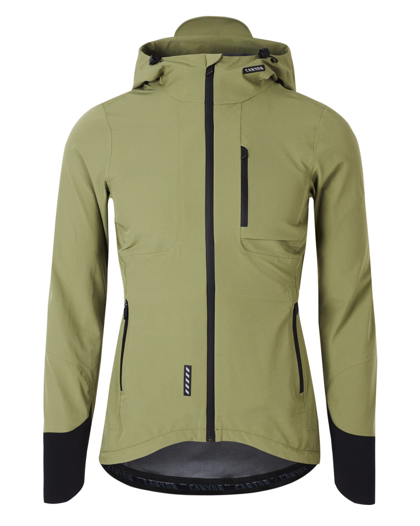 Canyon Cycling Rain Jacket with Hoodie