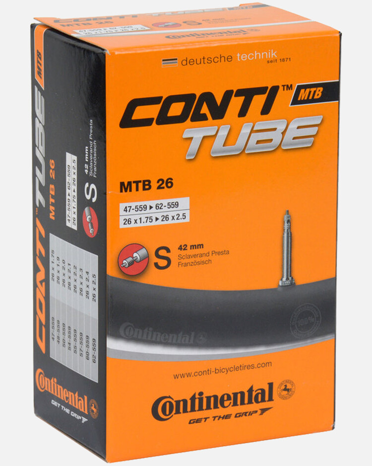 Continental MTB 26 SV60 Tube Continental MTB 26 SV60 Tube