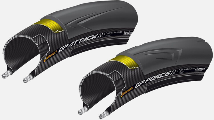Continental Attack/Force III 28" Road Tyre Set Continental Attack/Force III 28" Road Tyre Set