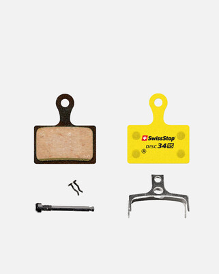 SwissStop Disc 34 RS Brake Pads for Shimano Dura-Ace, Ultegra, 105, GRX, XT, SLX & XTR SwissStop Disc 34 RS Brake Pads for Shimano Dura-Ace, Ultegra, 105, GRX, XT, SLX & XTR