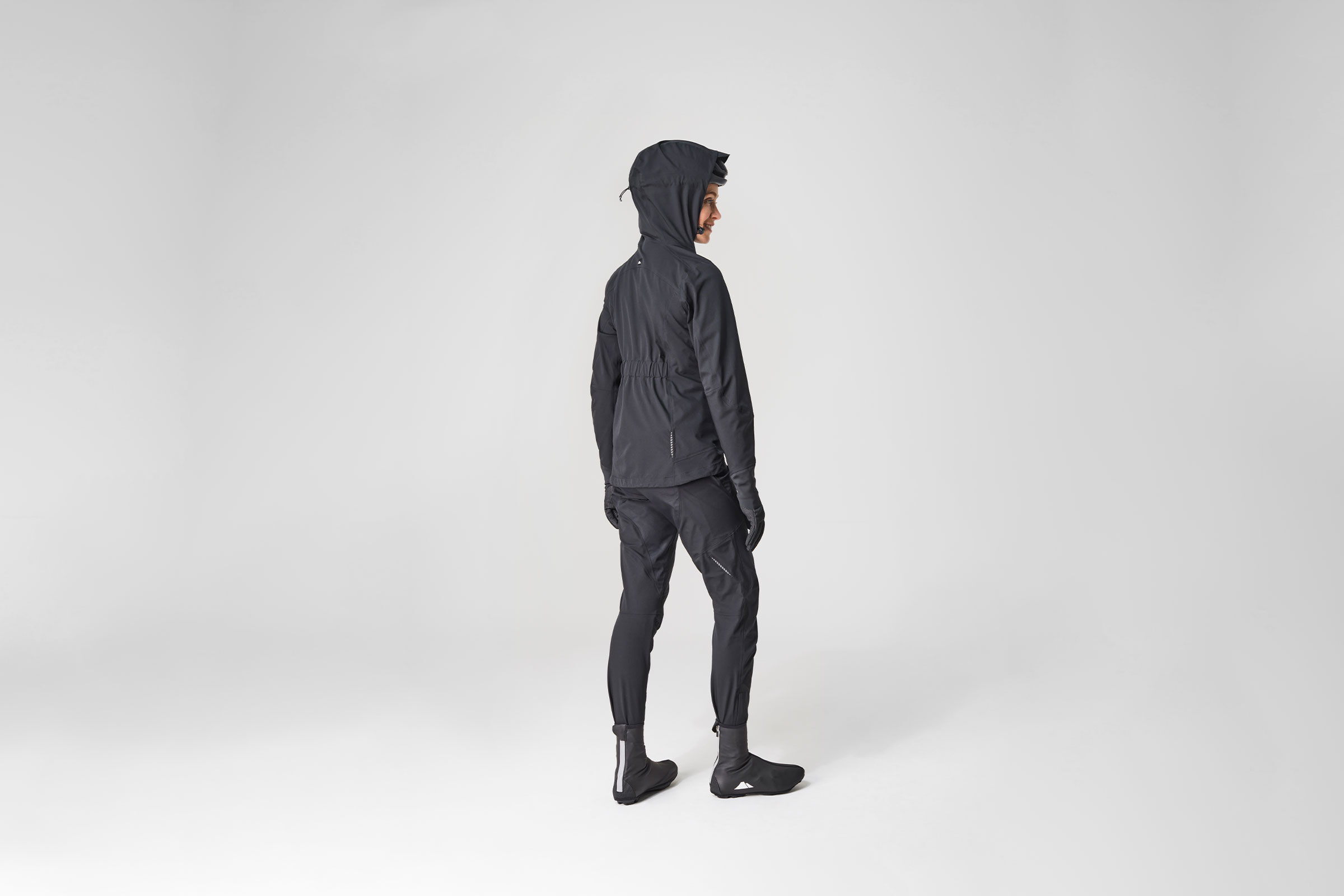 Canyon Women's Cycling Rain Jacket with Hoodie