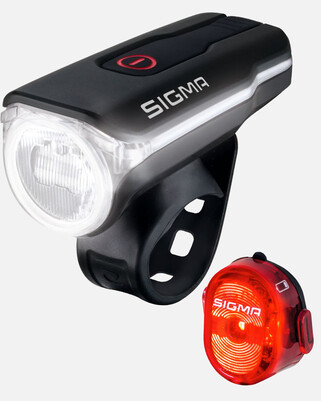 SIGMA Aura 60 Front Light & Nugget II Rear Light Set SIGMA Aura 60 Front Light & Nugget II Rear Light Set