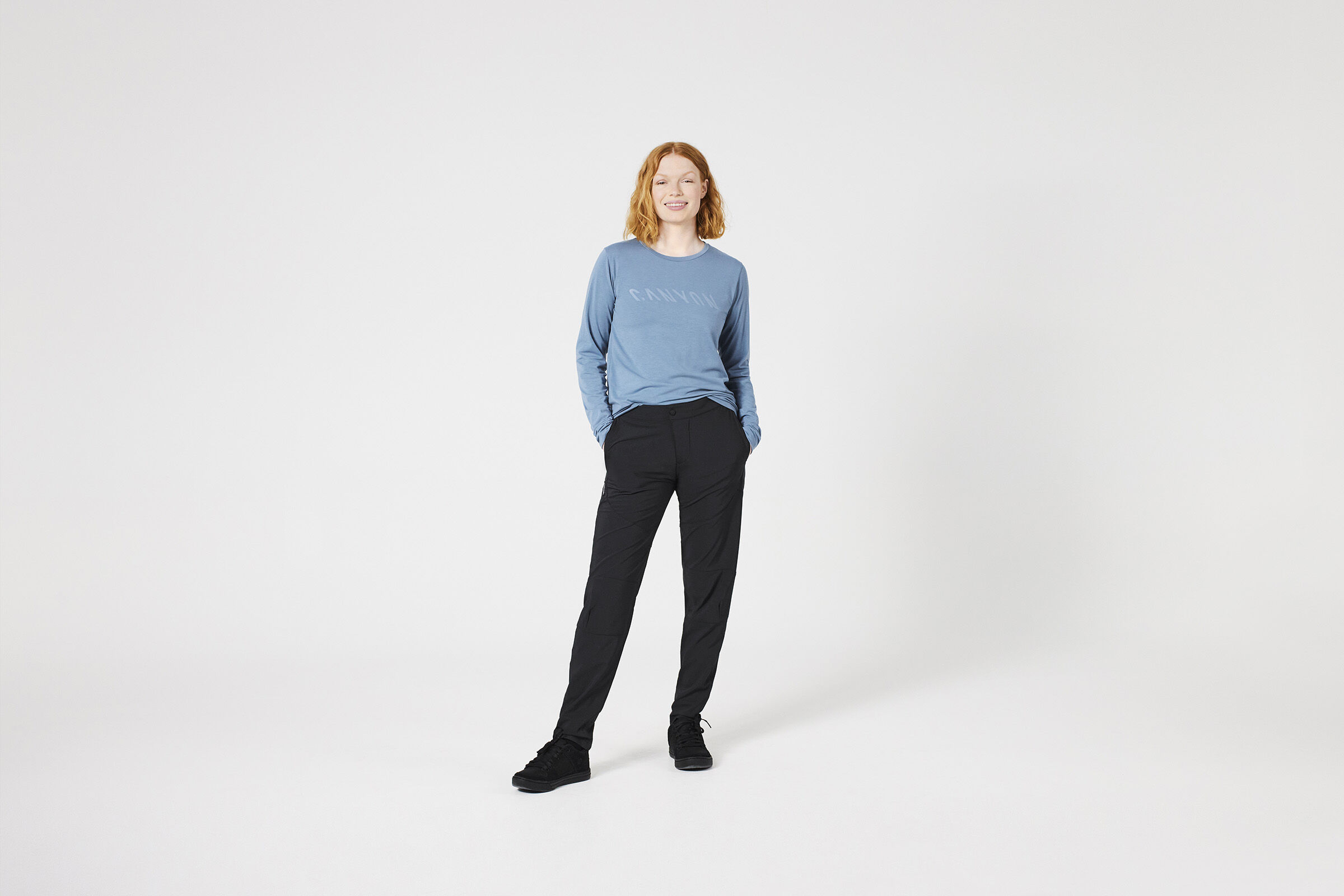 Canyon Women's Drirelease Long Sleeve Shirt Loose Fit